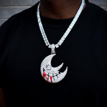 Iced Moon Pendant ZUU KING